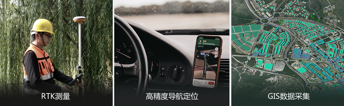 適用于RTK測量、高精度導航定位、GIS數據采集