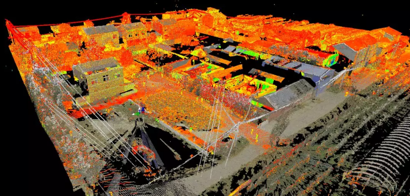 測(cè)試項(xiàng)目的整體點(diǎn)云 測(cè)試項(xiàng)目的整體點(diǎn)云